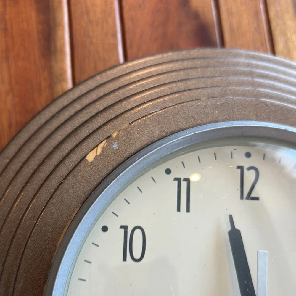 Soskin & Gordon Metallic Bronze Wall Clock Works